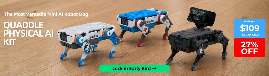 Petoi Quaddle Physical AI Kit